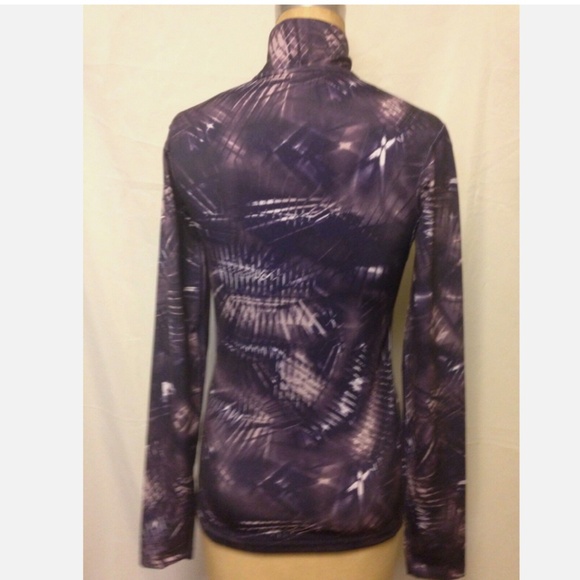Nike Pro Warm Dri-FIT Half-Zip Purple dynasty bleached lilac M 835618-524 NWT$65 - Picture 2 of 2